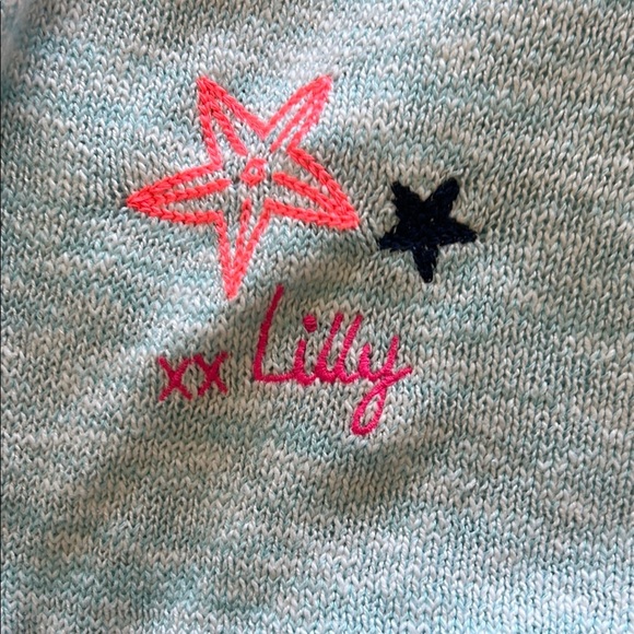 Light Blue Graphic Sweater - Picture 6 of 9